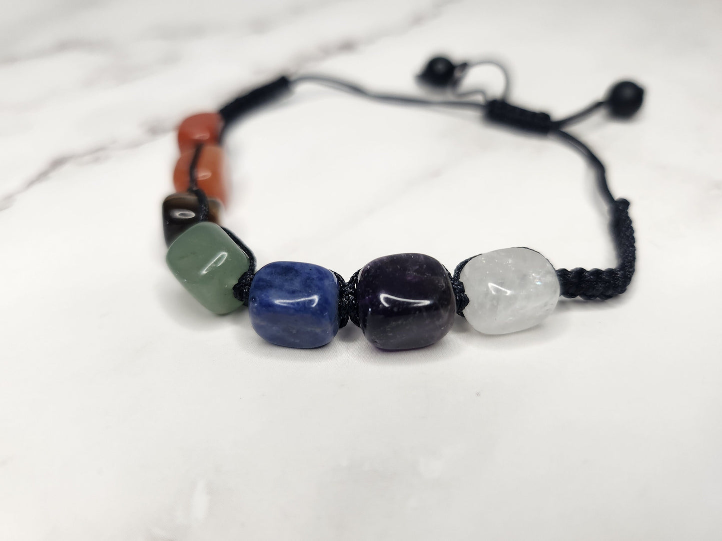 7 Chakra Stone Bracelet for Healing, Energy Balancing & Spiritual Wellness