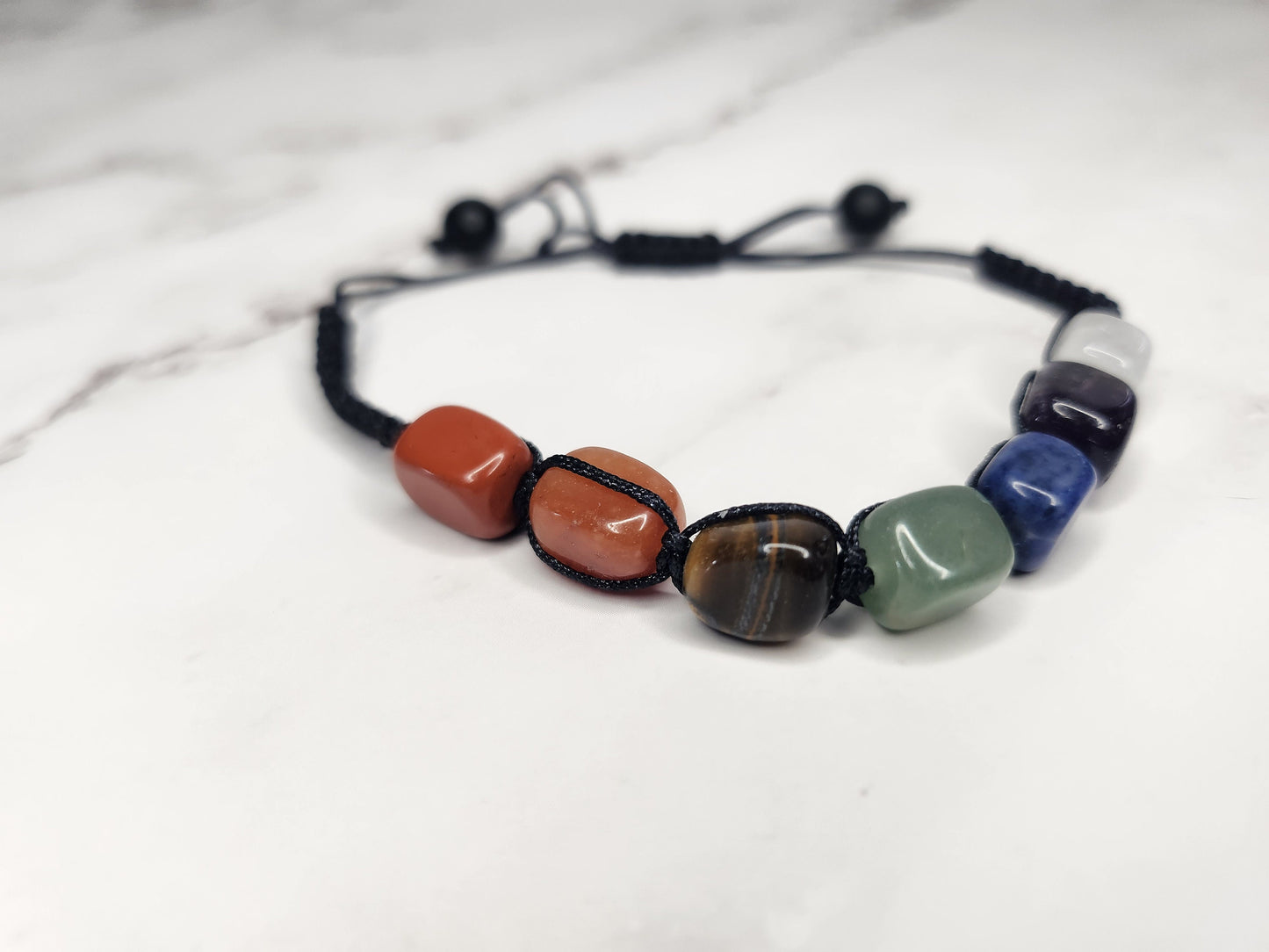 7 Chakra Stone Bracelet for Healing, Energy Balancing & Spiritual Wellness