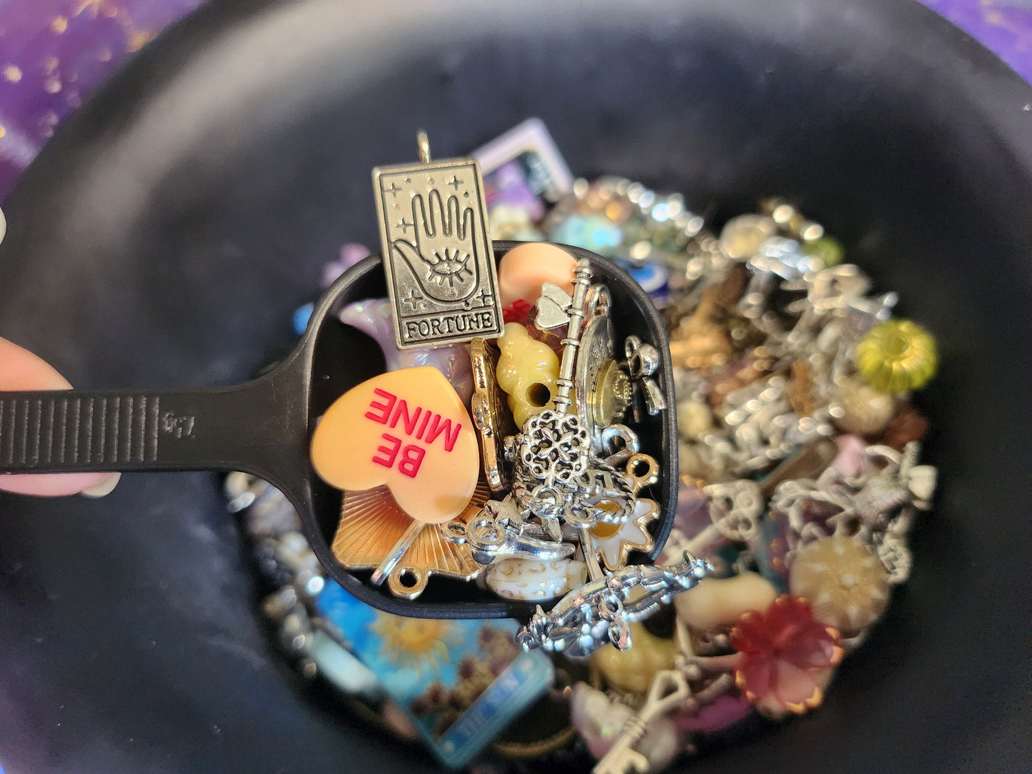 Lucky Bag of Charms for Divination, Charm Casting, Bone Throwing & Jewelry Making