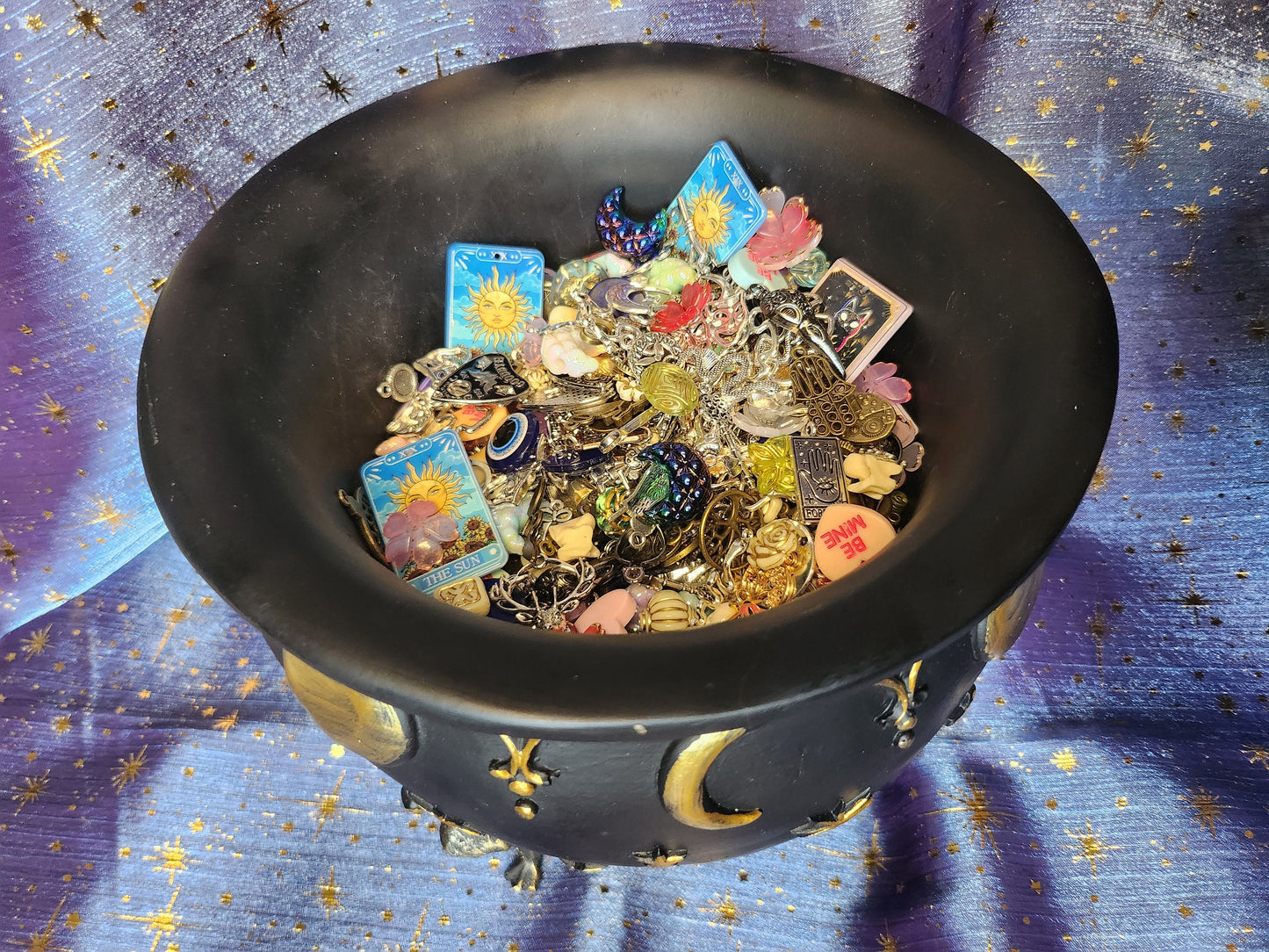 Lucky Bag of Charms for Divination, Charm Casting, Bone Throwing & Jewelry Making