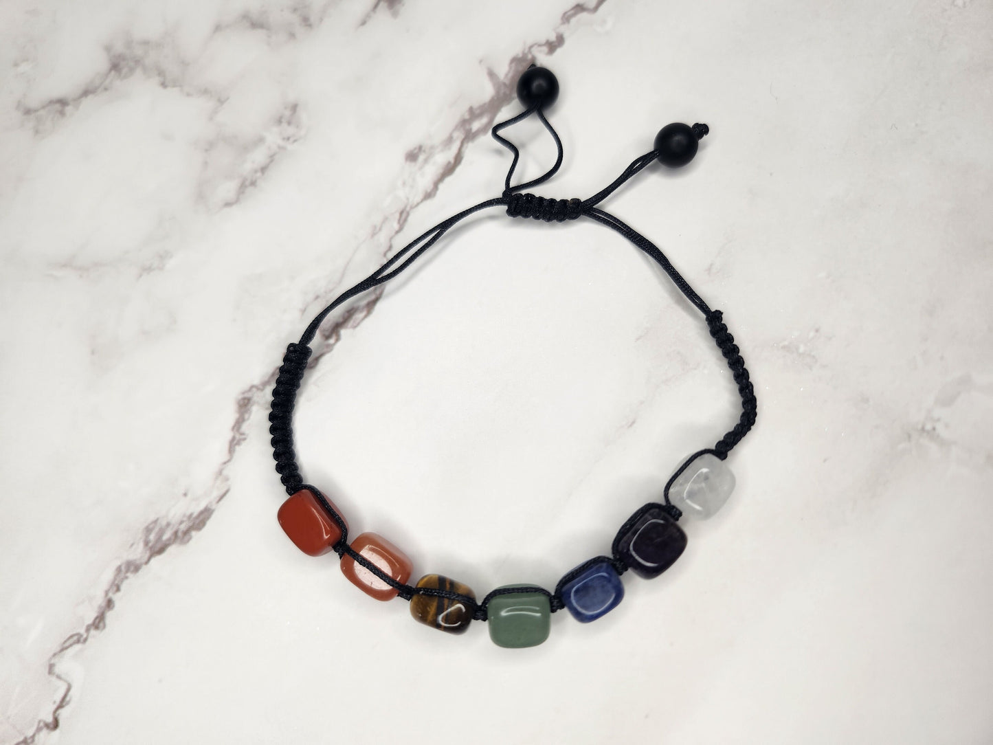 7 Chakra Stone Bracelet for Healing, Energy Balancing & Spiritual Wellness