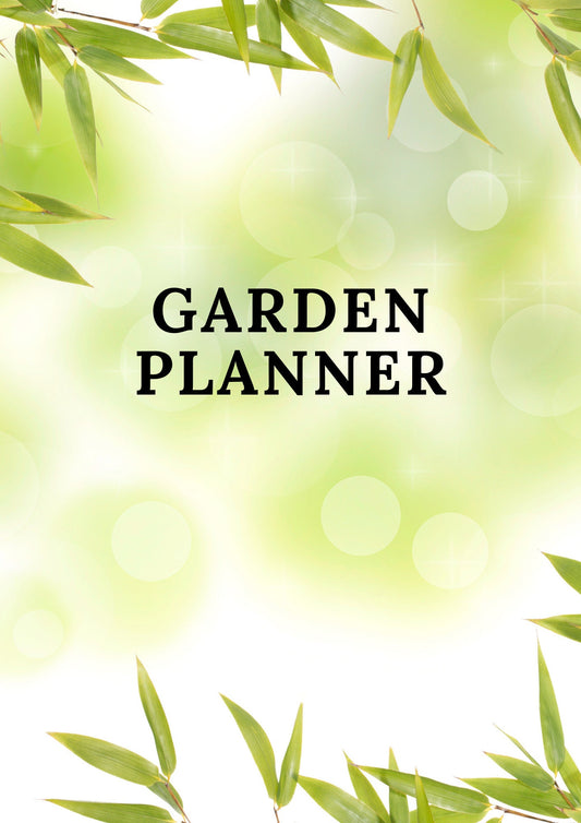 Garden Planner, Gardening Log for Herbalists or Gardeners, Printable Monthly Calendar, Daily Calendar, Colorful DIY Plant Organizer Download