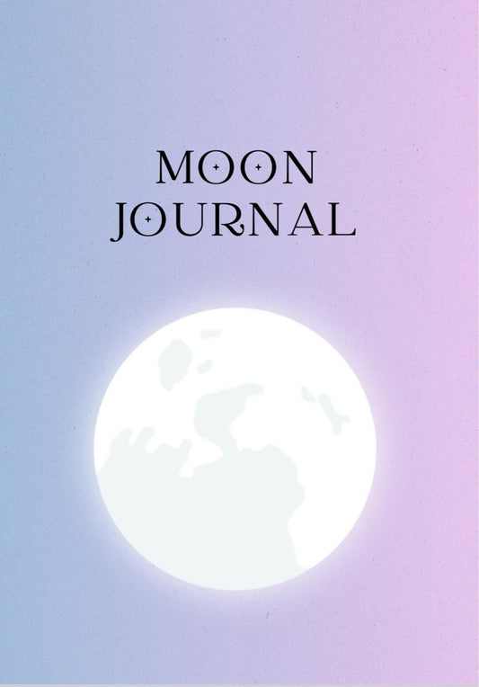 Moon Journal, Daily Planner With Moon Phases, Printable Monthly Calendar, Spiritual Journal, Daily Calendar, Colorful DIY Organizer Download