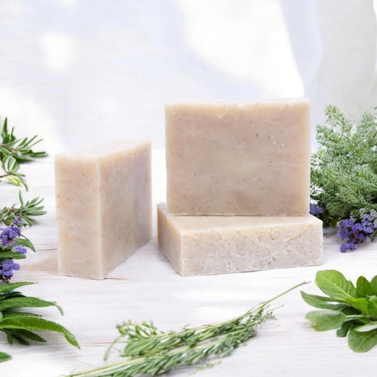 Rosemary Mint Frankincense Soap – Handmade Herbal Soap for Cleansing & Protection